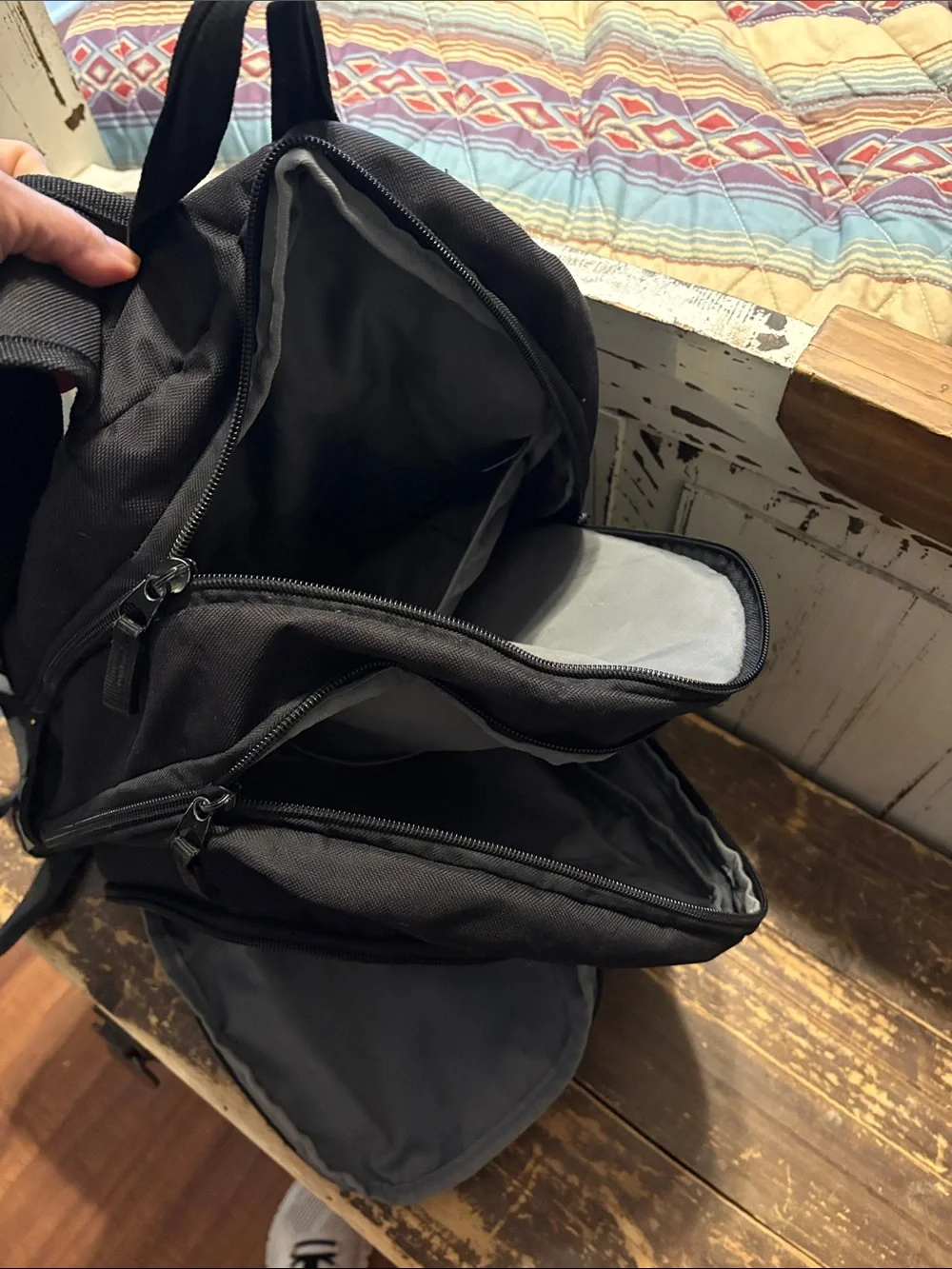 Black Men's Backpack